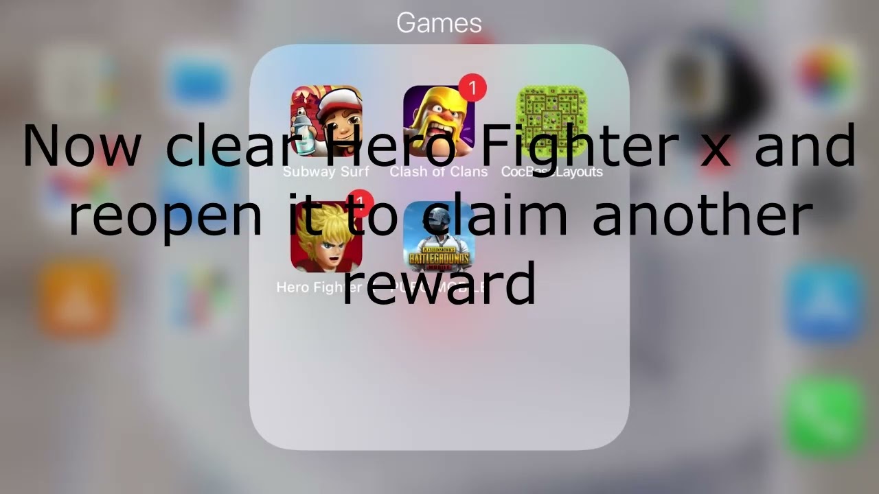 How to get free gems in hero fighter x on iphone