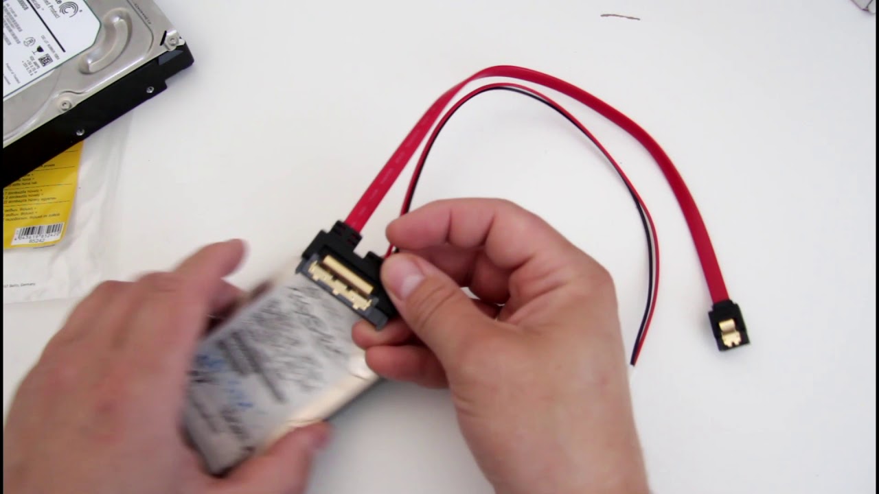 Kabel SATA 6Gb/s - 7 pin&oacute;w + 2 piny POWER