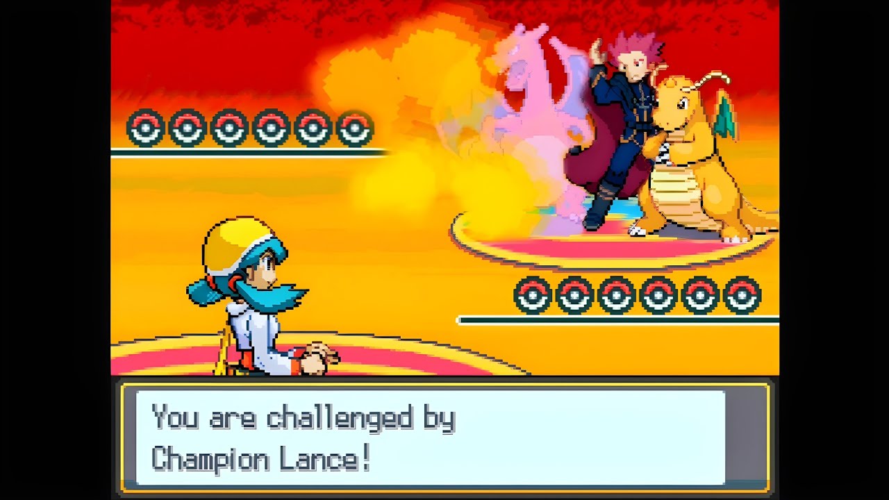 Pokemon Soothing Silver - Champion Lance, Title Match (Singles Finale, Hard Mode)