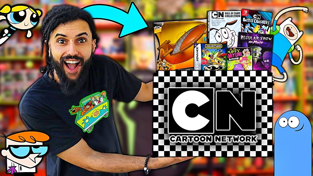 VINTAGE CARTOON NETWORK MYSTERY BOX!! VIDEO GAMES, TOYS, CLOTHES AND MORE!! *LEGENDARY UNBOXING*