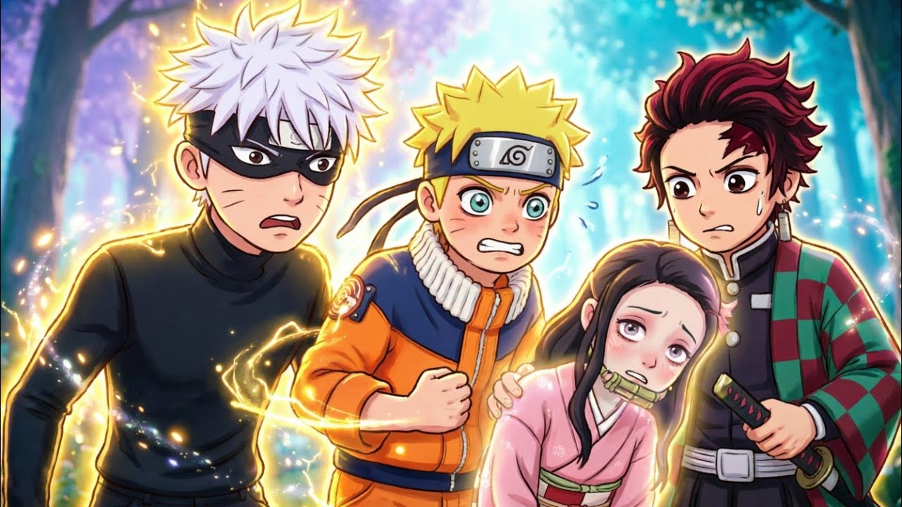 GOJO With  NARUTO – Ultimate Anime Crossover Battle! WORLD BIGGEST COLLAB 
