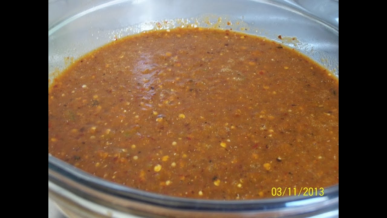 SALSA ROJA PARA TACOS (PICOSA)