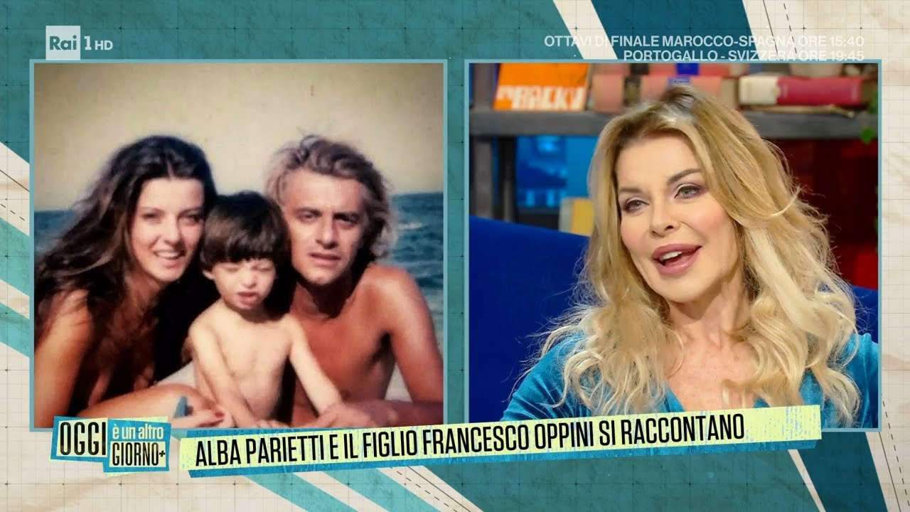 Alba Parietti e il figlio Francesco Oppini si raccontano - Oggi è un altro giorno 06/12/2022