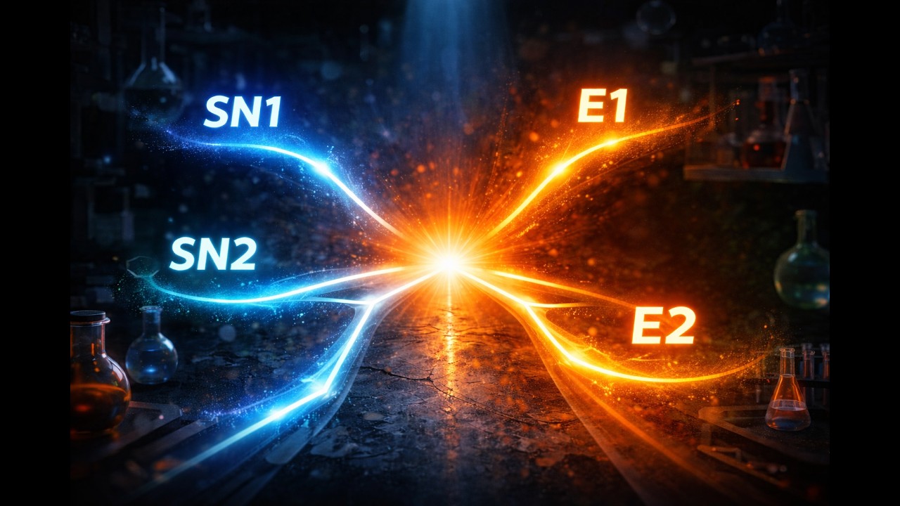 Прогнозирование механизмов и продуктов SN1 SN2 E1 E2