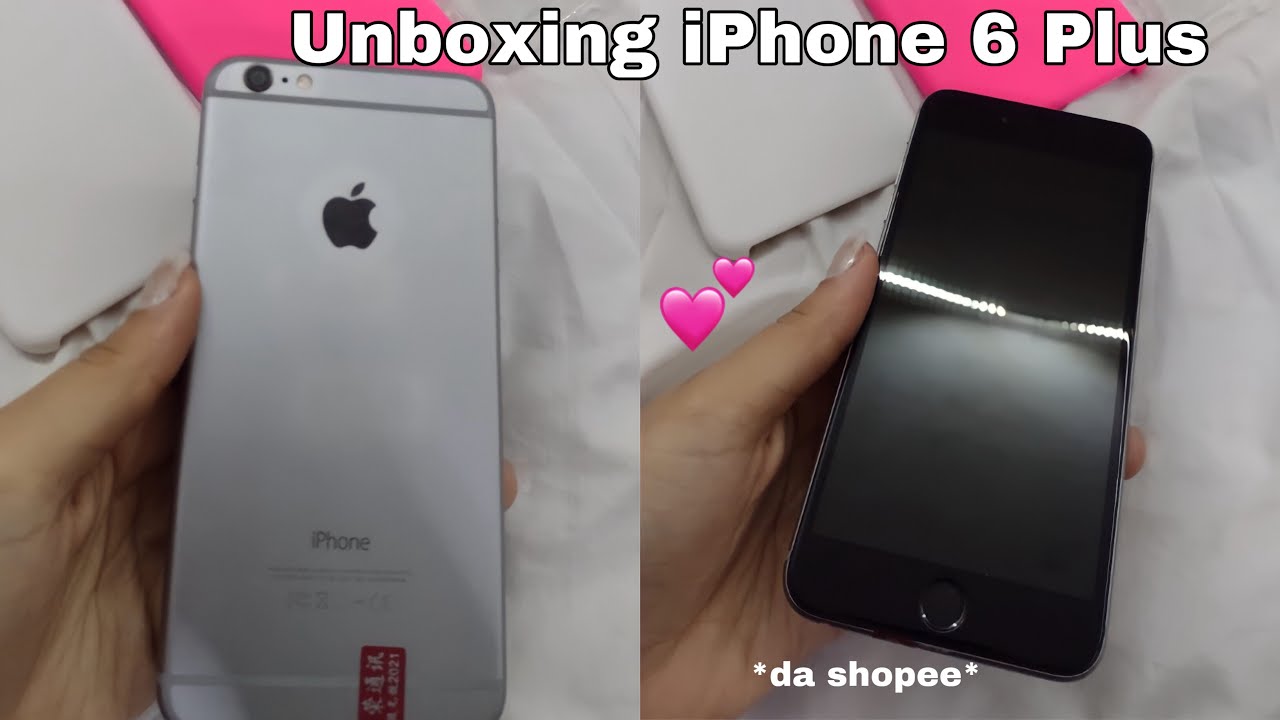 UNBOXING DO MEU IPHONE 6 PLUS DA SHOPEE!! *fui taxada?*