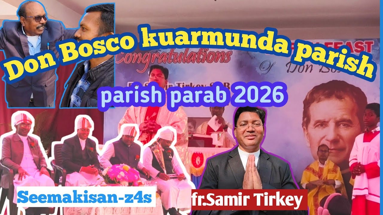  fr Samer Tirkey ker 25year's jubli At Don Bosco kuarmunda parish 2026 by //salman kisan #jubli