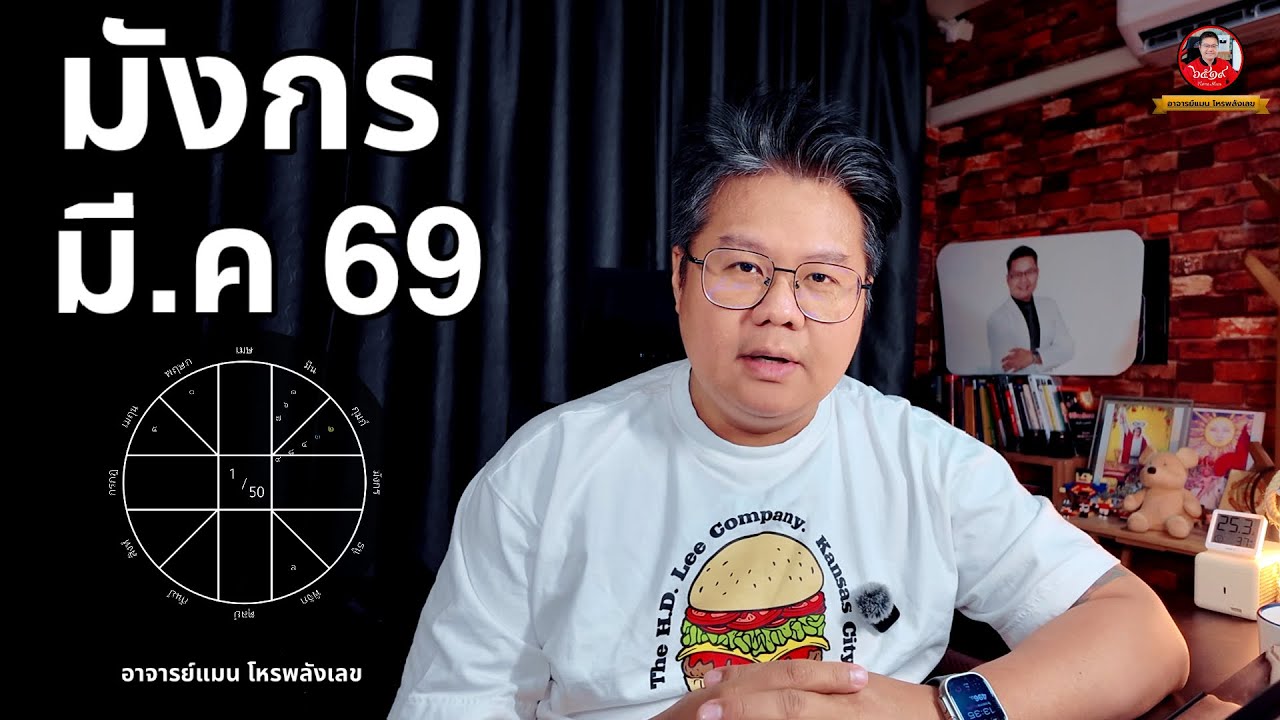 ลัคนาราศี มังกร มีนาคม 2569 | อาจารย์แมน โหรพลังเลข |