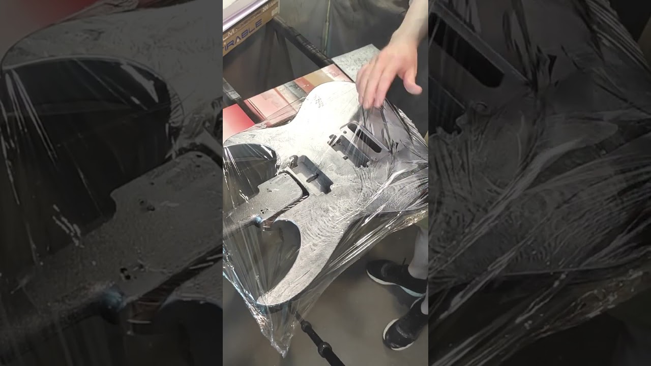 FINITION MAGMA - Effet Marblizer et Candy Rouge par Rémige Design et Lutherie