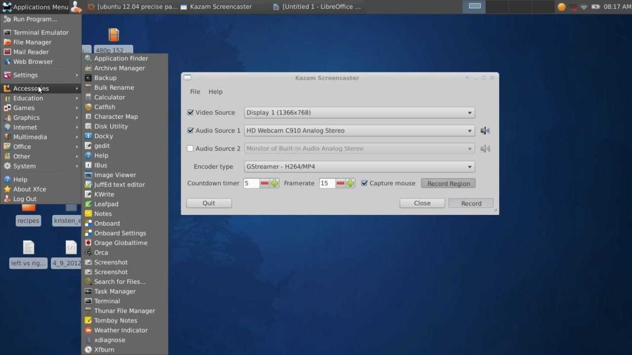 Install XFCE ubuntu 12.04, how to make docky work properly