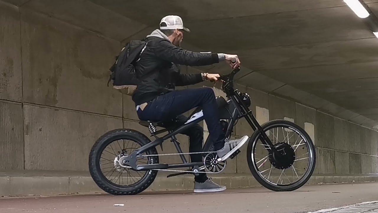Custom Electric Chopper Schwinn Bike - Ebike