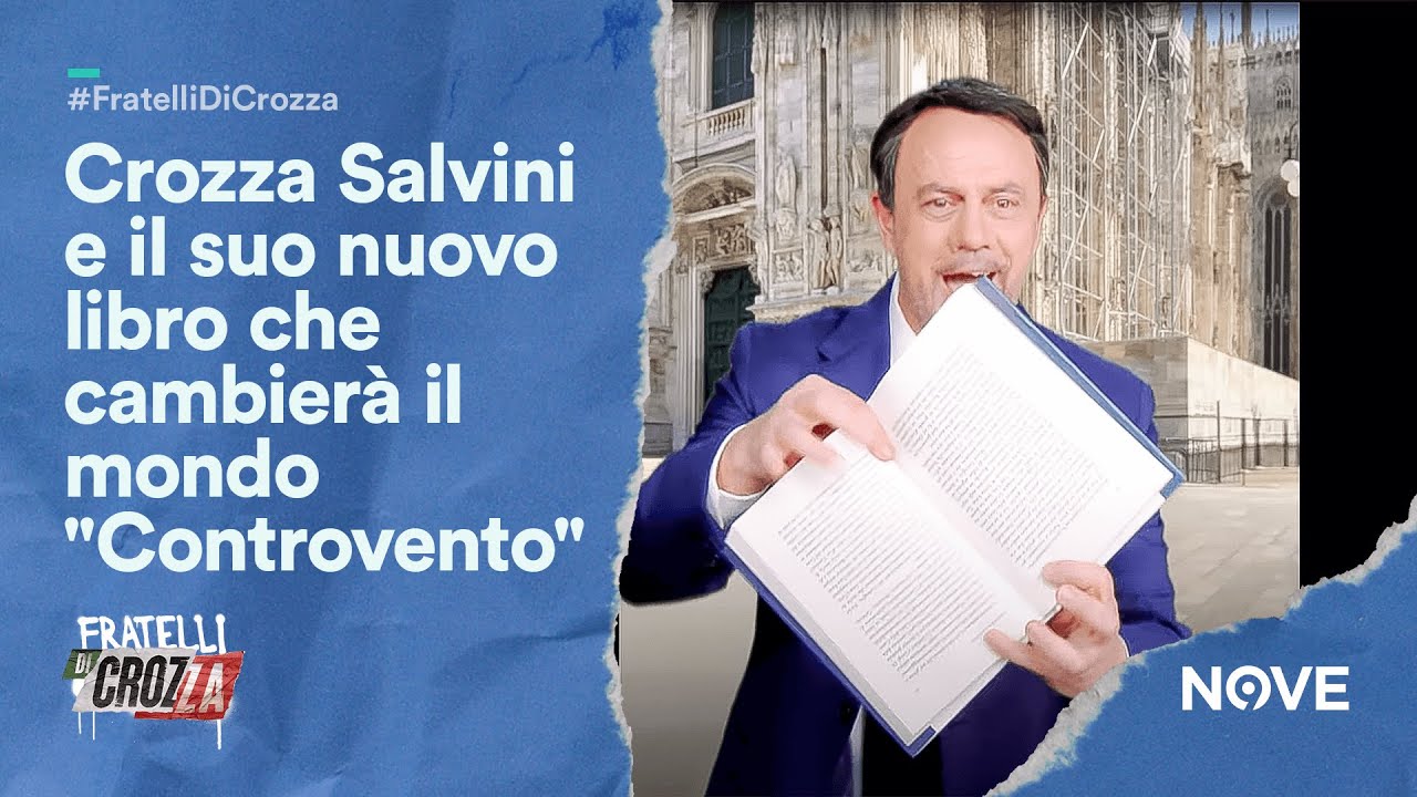 Crozza Salvini e il suo nuovo libro che cambierà il mondo 