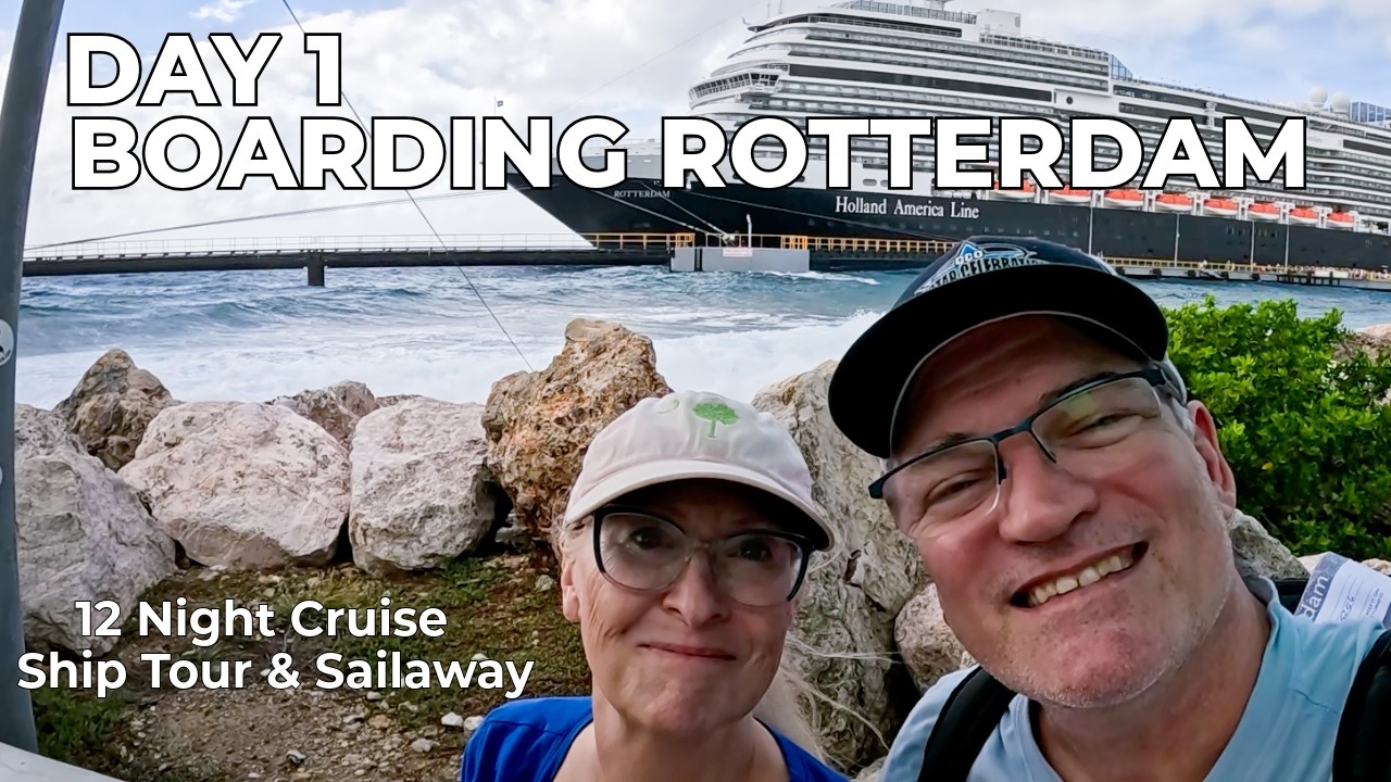 День 1. Круиз Holland America в Роттердам (12 ночей) по Панамскому каналу. Посадка на борт, полны...