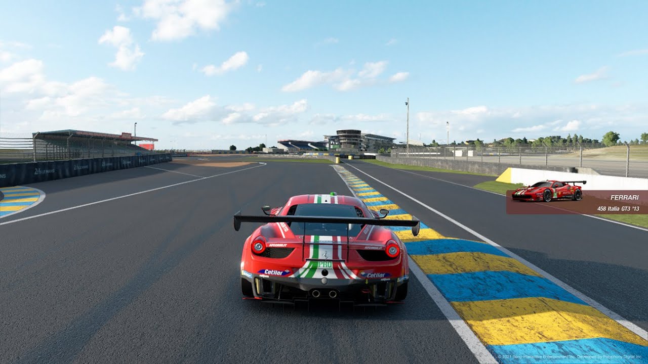 Gran Turismo Sport | Ferrari 488 GTE Evo 2020 AF Corsa 2021 [458 GT3] - Circuit De la Sarthe [4K]