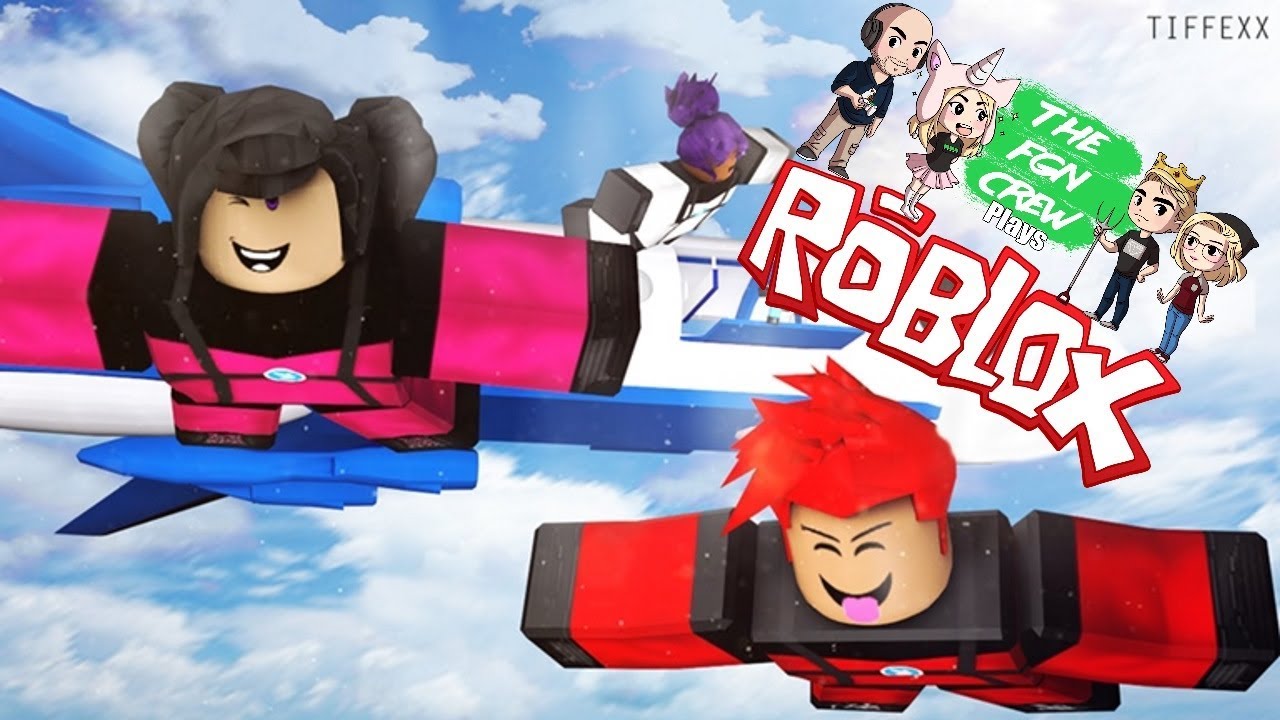The FGN Crew Plays: ROBLOX - Extreme Skydying V2