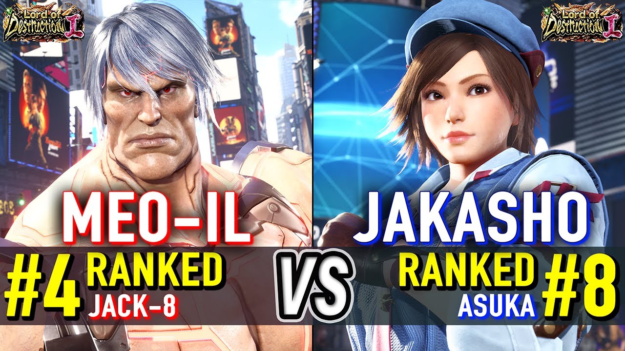 T8 🔥 MEO-IL (#4 Ranked Jack-8) vs JAKASHO (#8 Ranked Asuka) 🔥 Tekken 8 High Level Gameplay