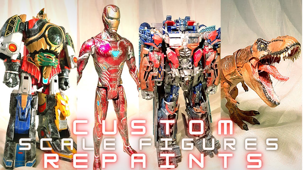CUSTOM REPAINT: POWER RANGERS, AVENGERS, TRANSFORMERS, JURASSIC PARK, FUJIMI, AOSHIMA, TAMIYA & MORE