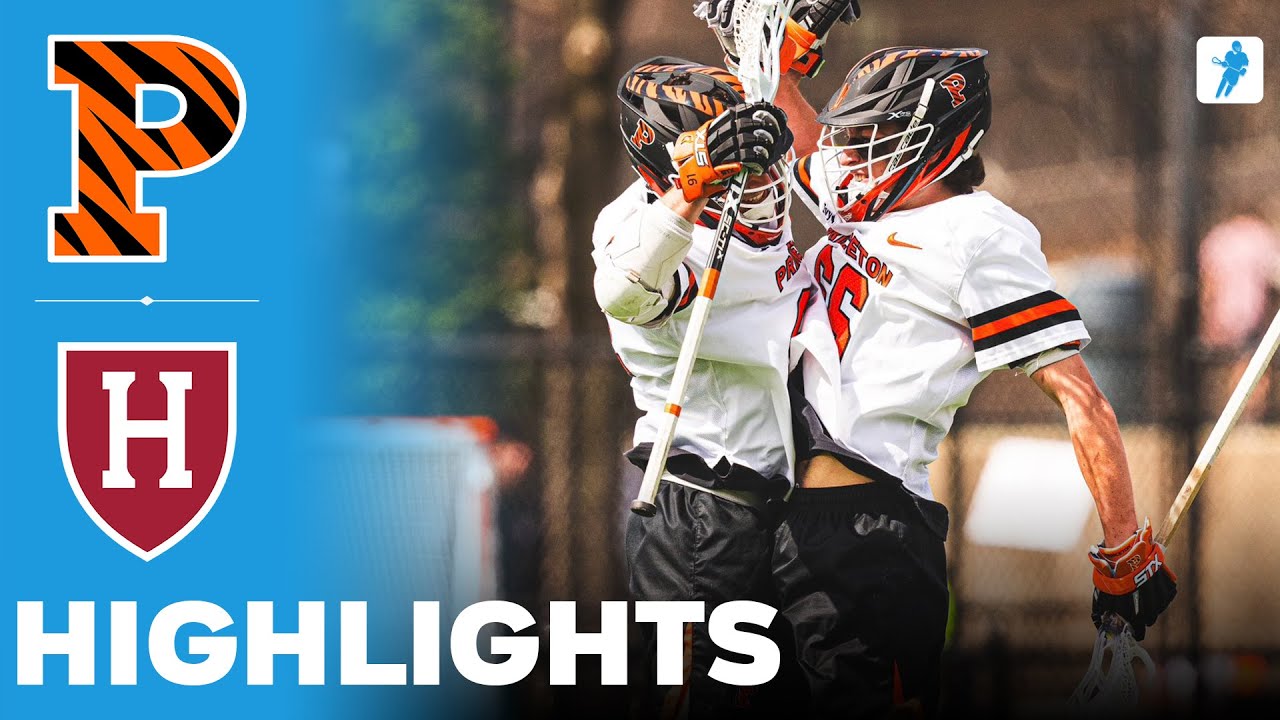 Princeton vs Harvard | NCAA College Lacrosse | Highlights - March 22, 2025