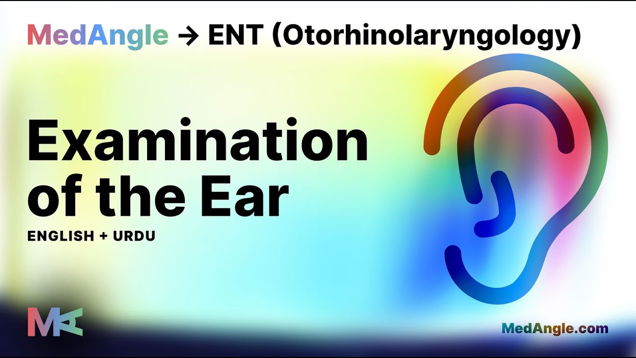 Examination of the Ear - MedAngle ENT (Otorhinolaryngology) [Urdu/English]