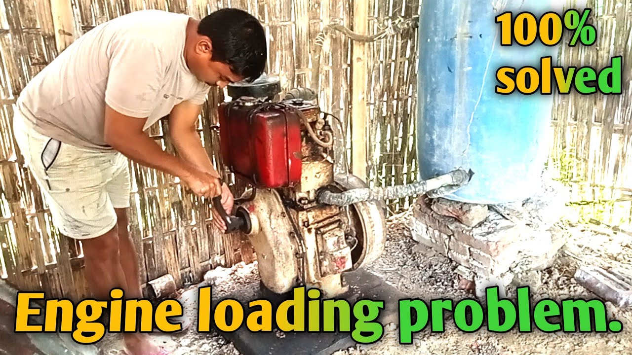 8hp kirloskar diesel engine load problem।।diesel engine load nahi le raha hai