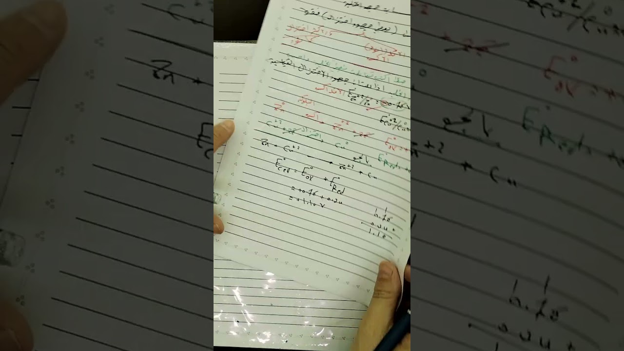 المحاضرة الثانية في الفصل الرابع للسادس العلمي
