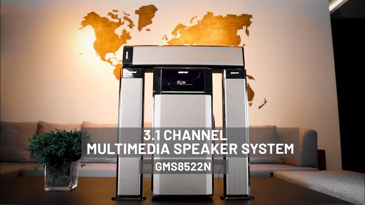 The ultimate sound revolution! Introducing the Geepas 3.1 CH Multimedia Speaker System.