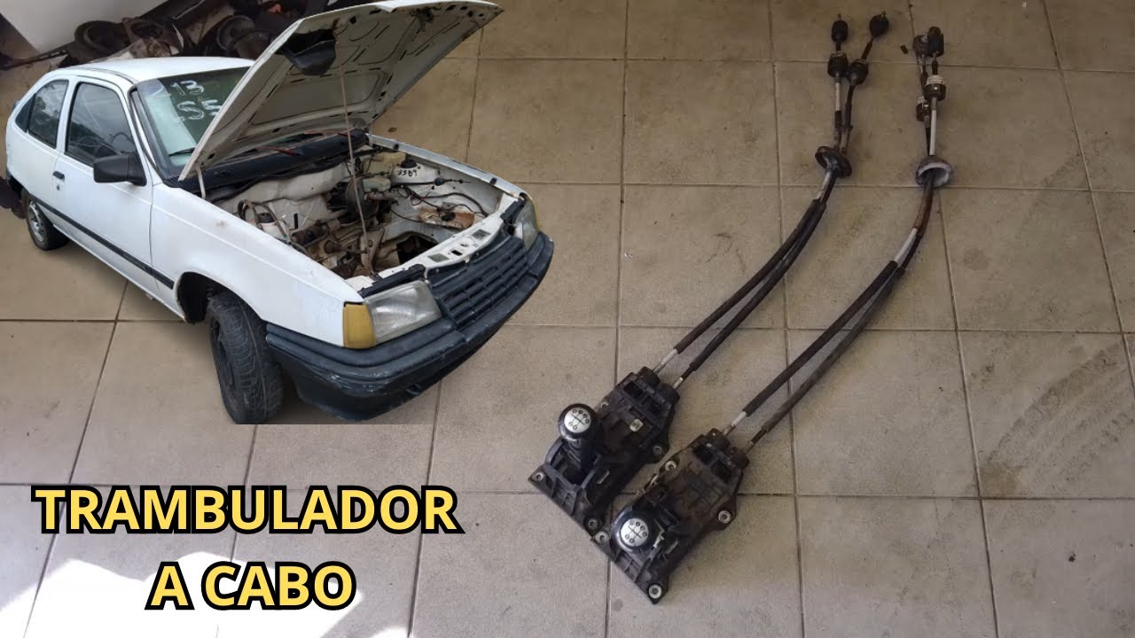 Gm Kadett SL 93 Motor 1.6 16v de corsa - Adaptação Trambulador a cabo