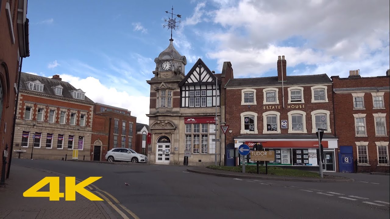Sutton Coldfield Walk: Town Centre【4K】