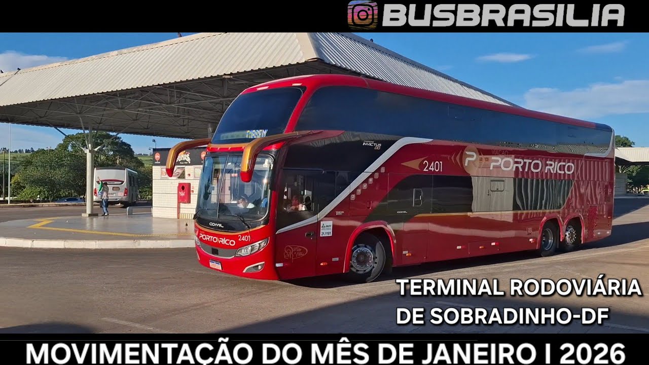 MOVIMENTAÇÃO NA RODOVIÁRIA DE SOBRADINHO-DF I 26 JANEIRO 2026 