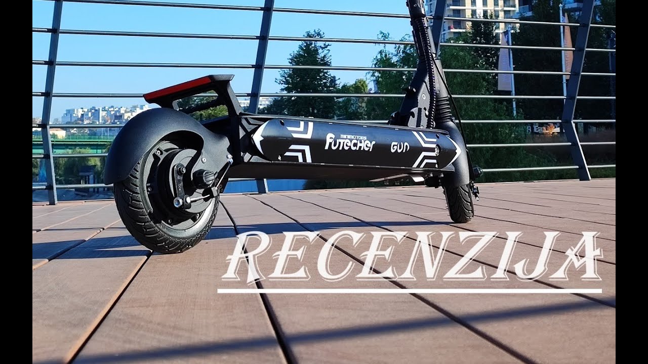 FUTECHER GUN PRO - LAKO PRENOSIVI ELEKTRIČNI TROTINET: RECENZIJA I PERFORMANSE