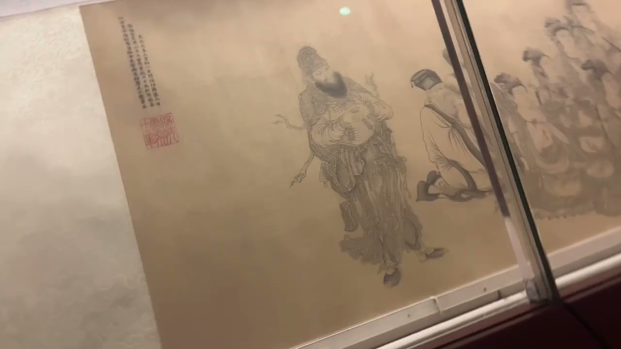 紐約大都會藝術博物館&middot;元 王振鵬《維摩不二圖》