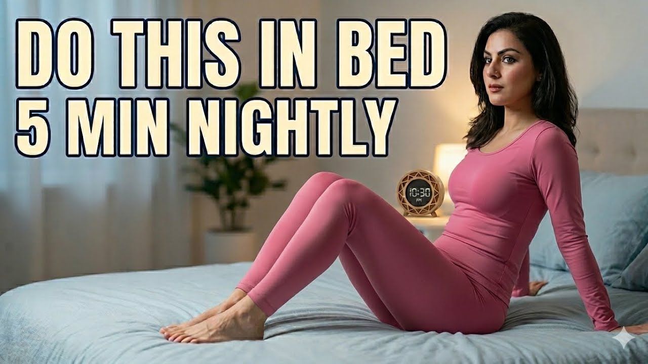 Too Tired For Workout ? Do This At Night To Burn BELLY FAT While SLEEPING