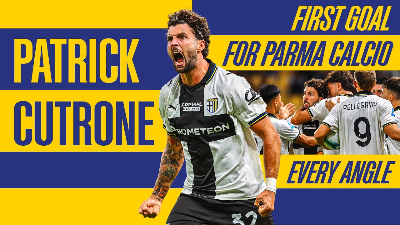Patrick Cutrone&rsquo;s First Goal for Parma Calcio | Every Angle