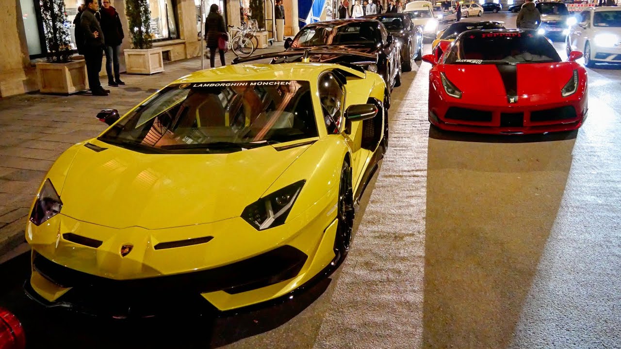 Supercars in Munich #101 | NEW Lamborghini SVJ, 918 Spyder, Aston Martin GT8