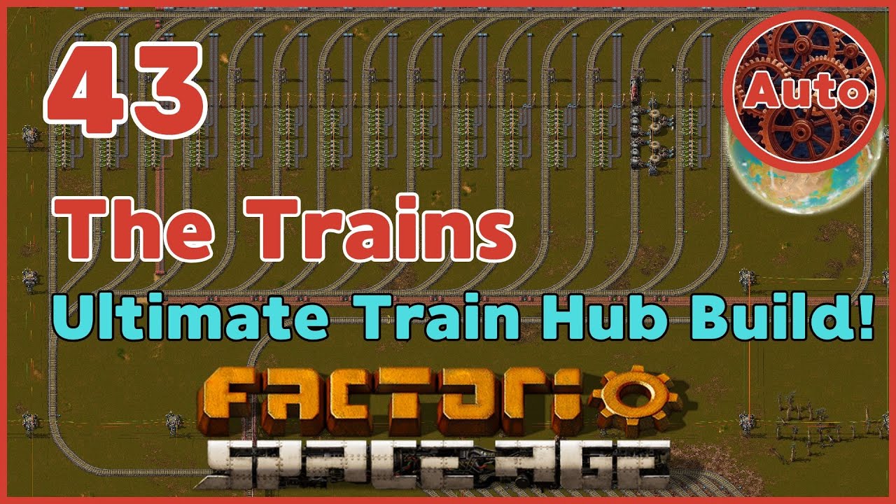 Building the Ultimate Train Hub | Factorio Space Age New Player Guide | #43