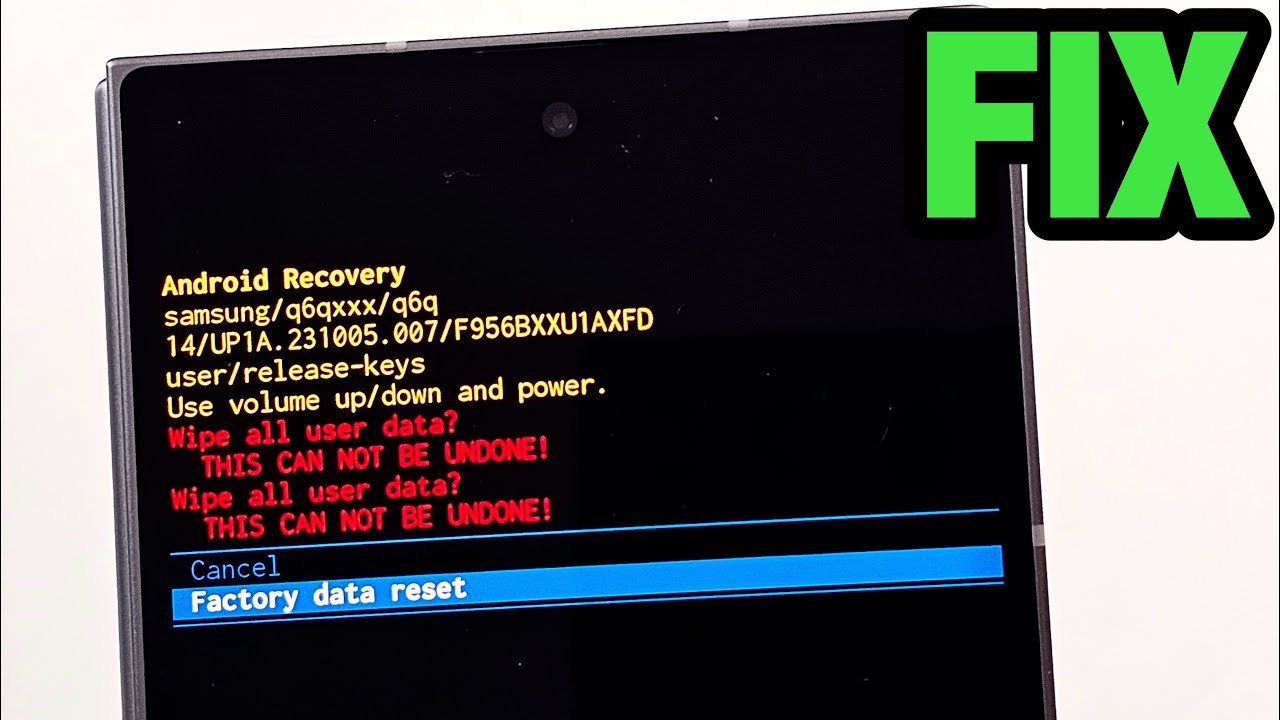 Samsung Galaxy Z Fold 6 Hard Reset Not Working? (SOLVED)