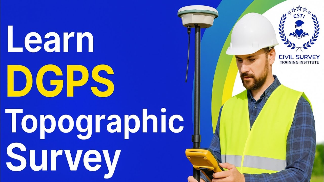 🔥 “Learn DGPS Topographic Survey in 10 Minutes” | Civil Survey Training Institute CSTI