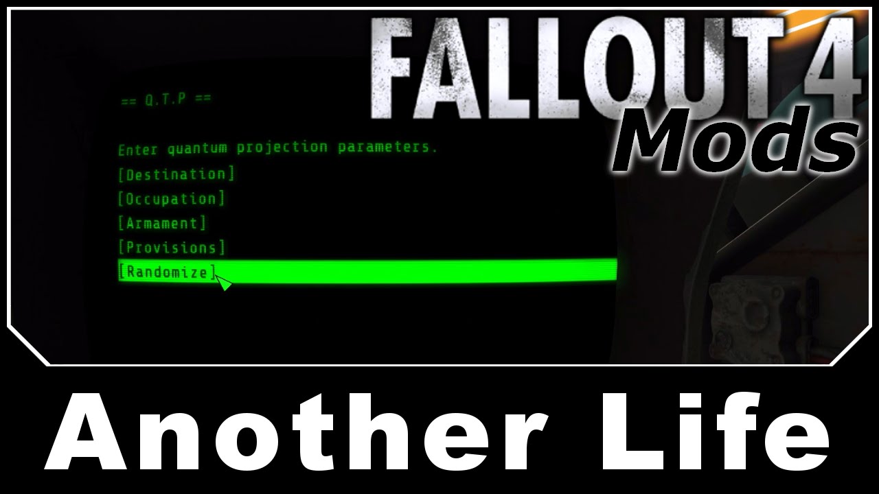 Fallout 4 Mods - Another Life: Alternative Start