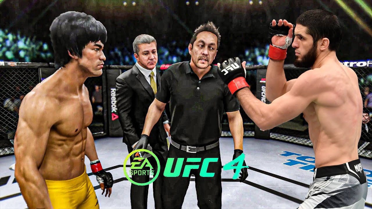 Брюс Ли против Ислама Махачева EA Sports UFC 4 Бойцовский клуб Брюса Ли 🔥🐲