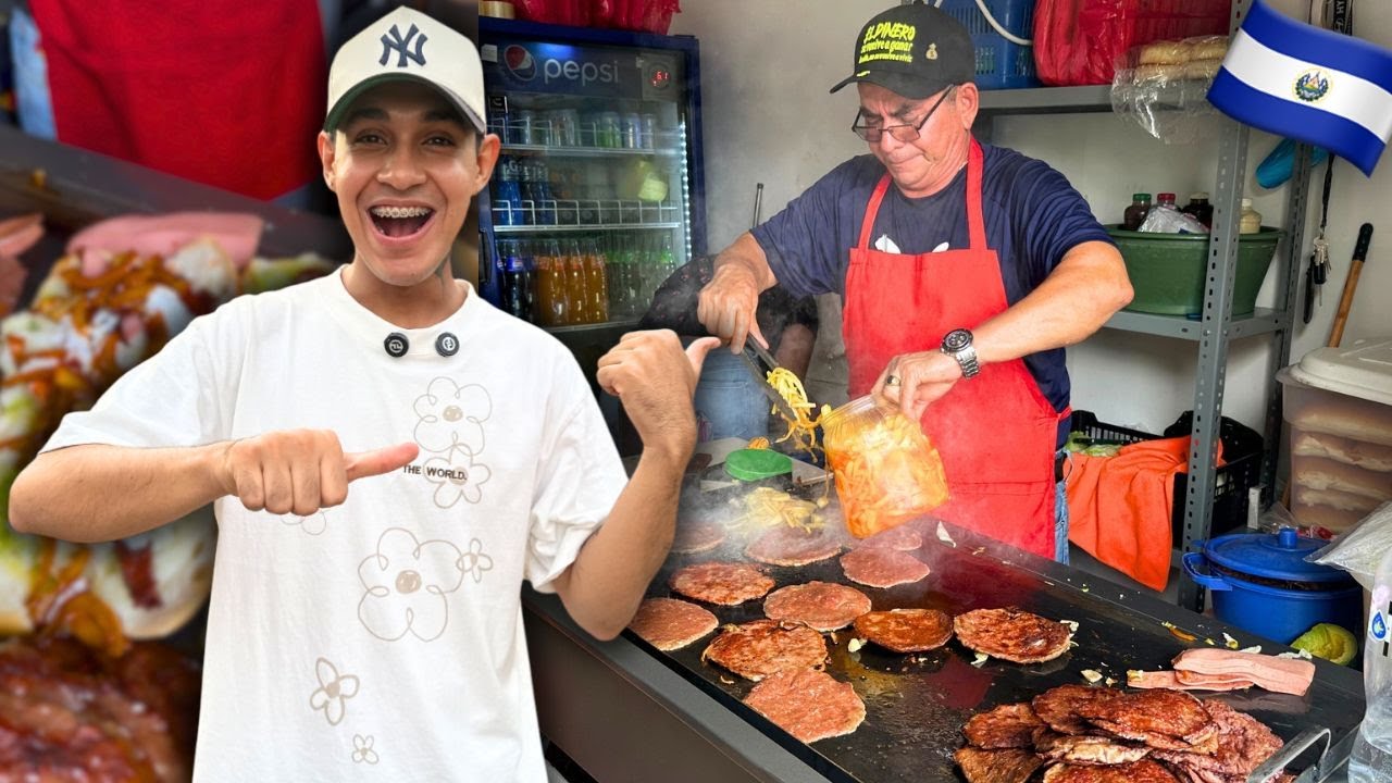 Así se disfrutan las tortas en San Salvador 🇸🇻 9 años en este trabajo😱