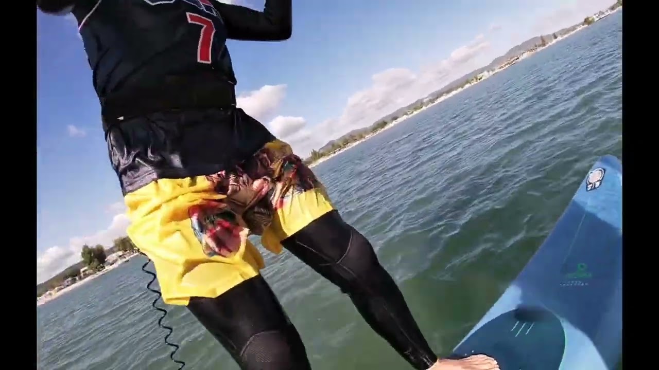 Wingsurf session 