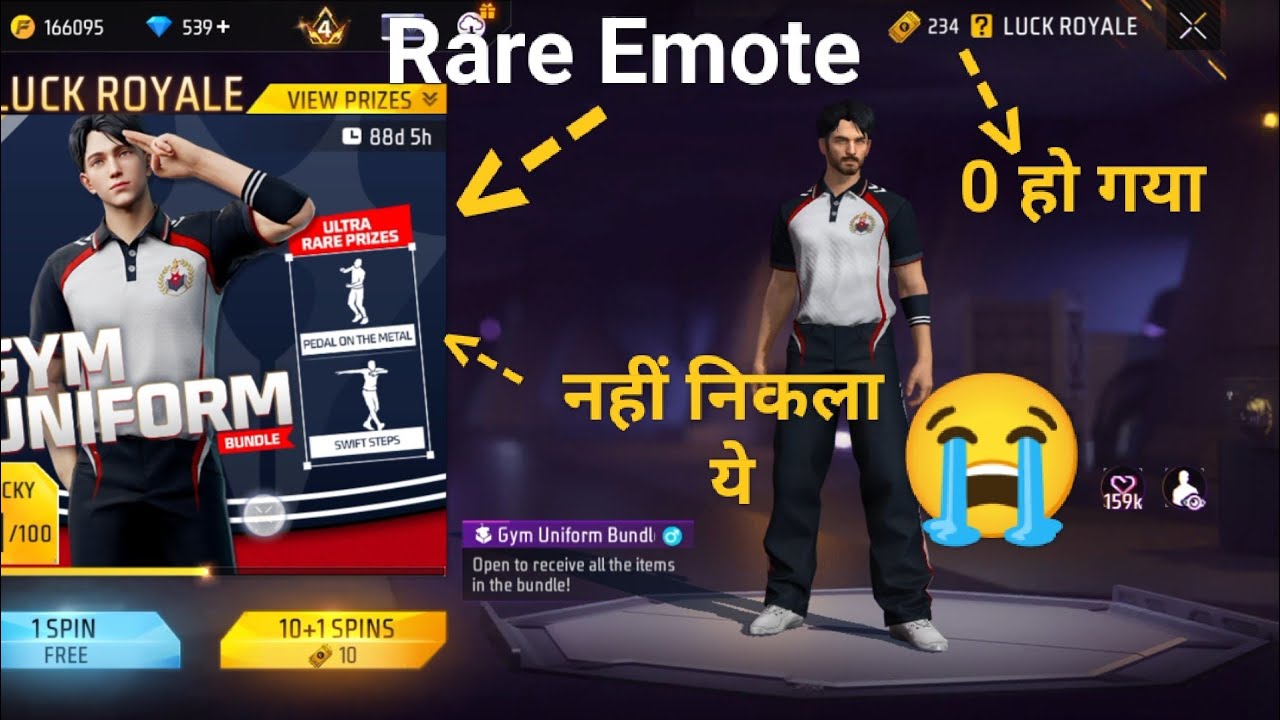 Ultra rare emote nhi nikla free fire new event #garenafreefire #freefire #crying #rare #newevent 
