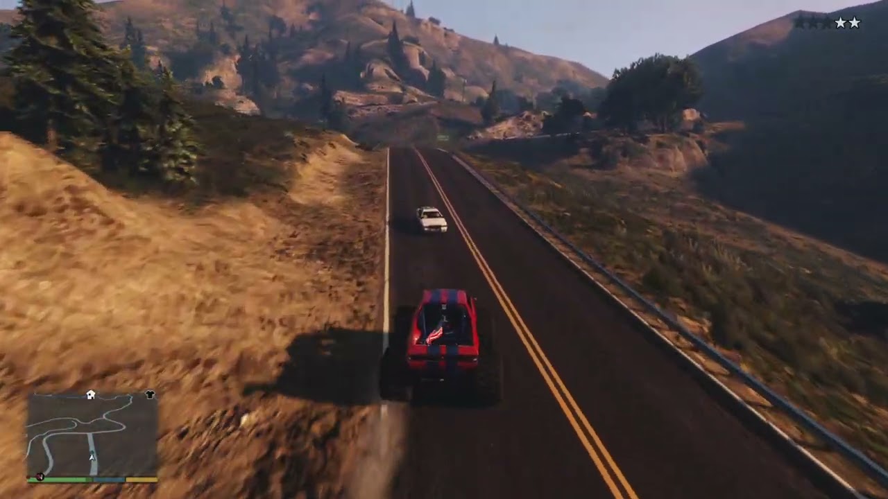 Atempting Super Car Stunts In A Monster Truck In Grand Theft Auto V