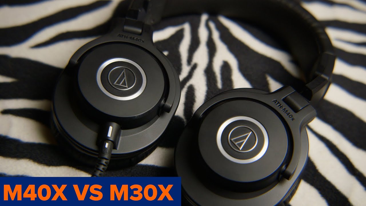 Audio-Technica M40x против M30x (ПРЯМОЕ СООТВЕТСТВИЕ)