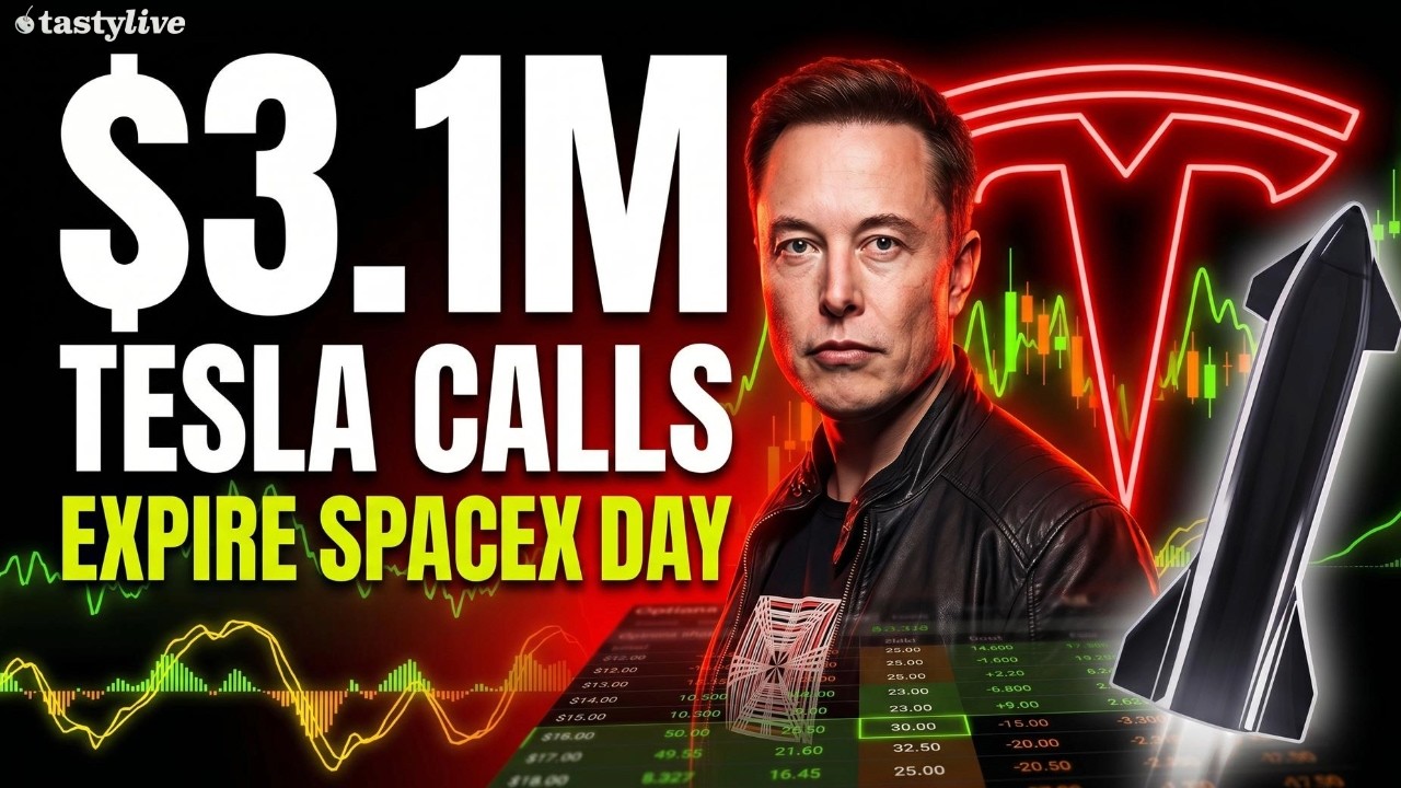 Someone Just Spent $3.1 Million on Tesla Calls Expiring the Same Day SpaceX Goes Public.