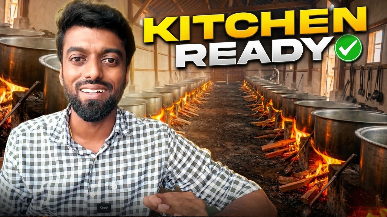 Namma விறகு அடுப்பு Kitchen Ready 🔥| DAN JR VLOGS