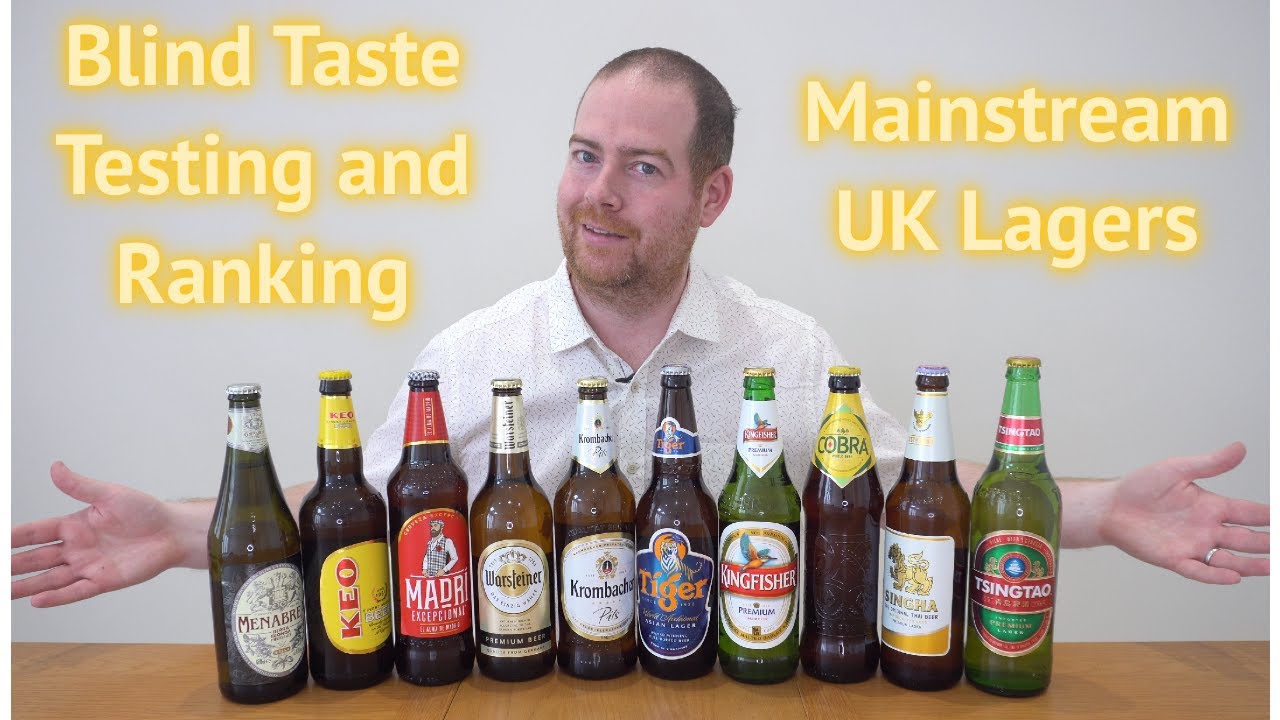 Blind Taste Testing and Ranking Mainstream Lagers