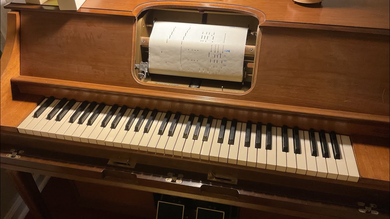 “Mister Sandman” on my Aeolian 64 key pianola piano- played by J Lawrence Cook, Aeolian 1481