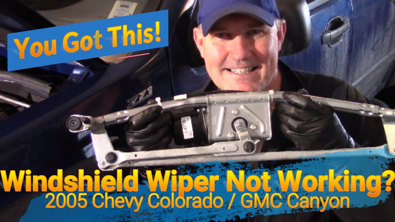 Windshield Wipers Not Working? How to Fix Your Wipers Yourself Chevrolet Colorado, GMC Canyon Hummer