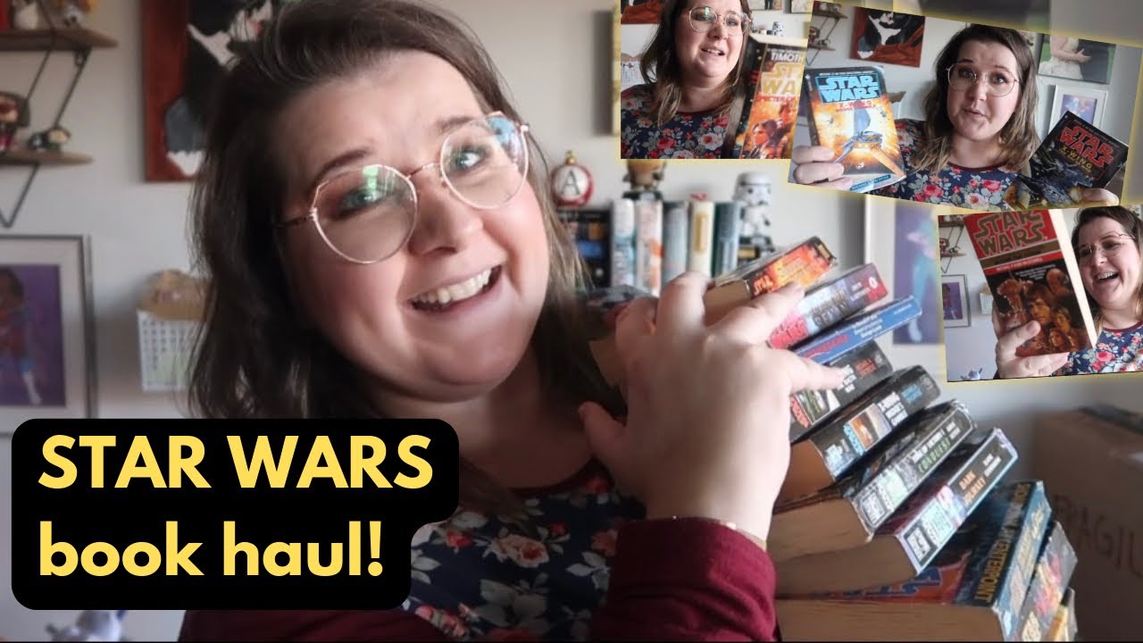 Huge Star Wars Book Haul! | Legends Books 10+ Thrifted Star Wars and Star Wars Legends Books