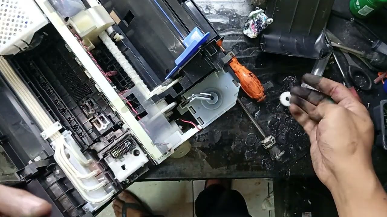 Printer Epson L3250 Tiba-Tiba Ngeyel? Service Printhead, Pompa & Reset Sampai Normal Lagi!